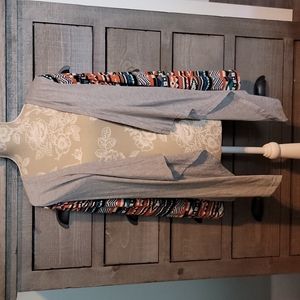 Aztec Print Gray Cardigan